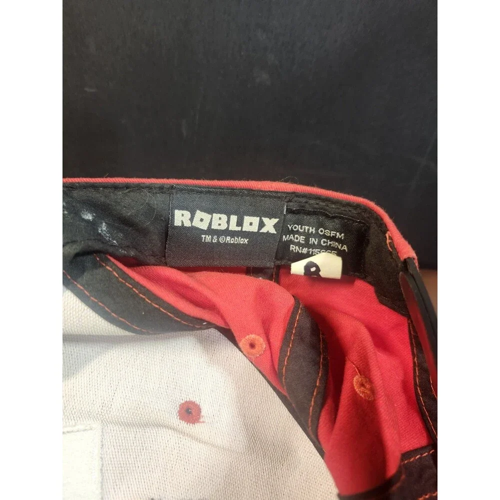 Roblox Video Game Snapback Hat Youth OSFM Adjustable Red